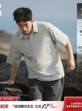 吕小虎ACTUP 2026凉感透气短袖POLO衫男 夏季新款下摆开衩翻领T恤