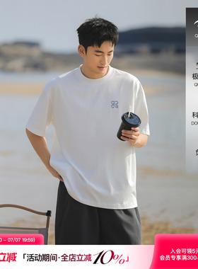 吕小虎ACTUP 2026夏季ins潮牌白色短袖男生T恤宽松基础通勤打底衫