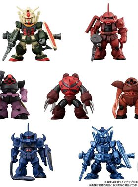 万代 食玩 FW高达CONVERGE 真实元祖红扎古老虎魔蟹大魔爱尔兰蟹