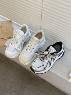 EOS正品老爹鞋女夏季新款厚底平底舒适百搭运动休闲鞋2598-1