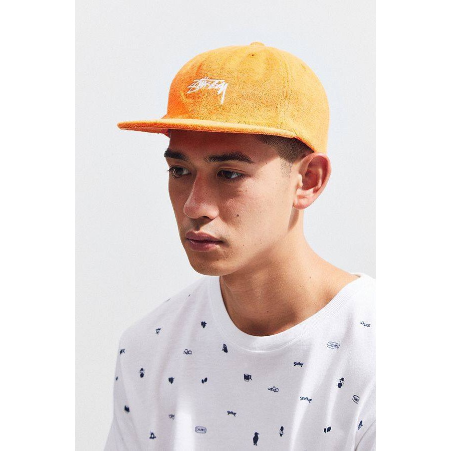 【FUNKY_KidzzZ】Stussy橘色毛巾质感美潮滑板可调节平檐棒球帽|msdalam kategori Aksesori/Belt kulit/Hat/Muffler, Hat - dari Buy2taobao.com untuk memberikan perkhidmatan ejen Taobao profesional membeli