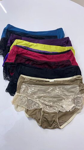 丽维新品底裤14374！三条包邮！超级舒服！超细纤维面料配蕾丝！