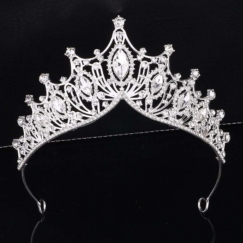 女童皇冠头饰公主生日王冠发箍宝宝发卡子头箍儿童发饰发夹