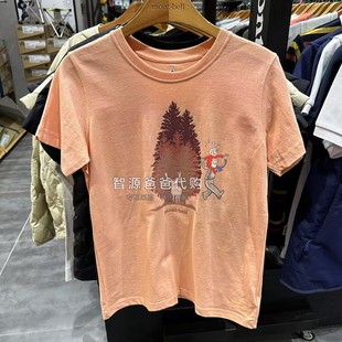 特價 T恤圓領(lǐng)透氣戶外休閑智源爸爸代購 montbell美山女士純棉短袖