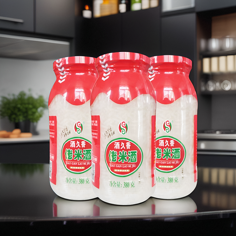 孝感佬米酒380克/瓶 湖北孝感米酒 甜糯米酒酿 月子醪糟冲鸡蛋酒