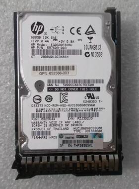 600G 10K SAS 2.5 EG0600FCSPL 689287-003 653957-001硬盘