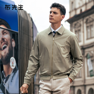 【羊毛防风保暖夹克-翻领】MrBu布先生秋冬加绒加厚外套男BT16930