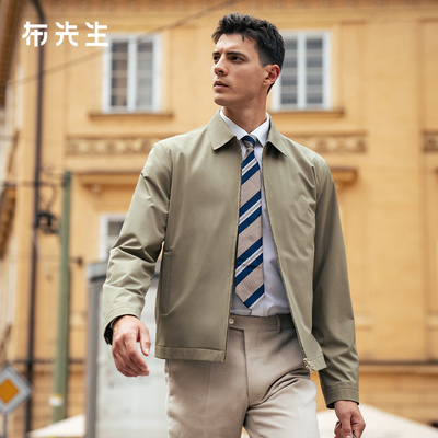 【羊毛防风保暖夹克-翻领】MrBu布先生2025秋冬梭织外套男BT16971