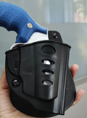 模立方M36左轮套天空法警袖珍小快拔套枪套转轮腰挂儿童玩具.38