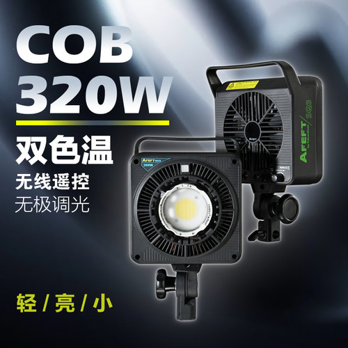锐鹰320W双色温补光灯