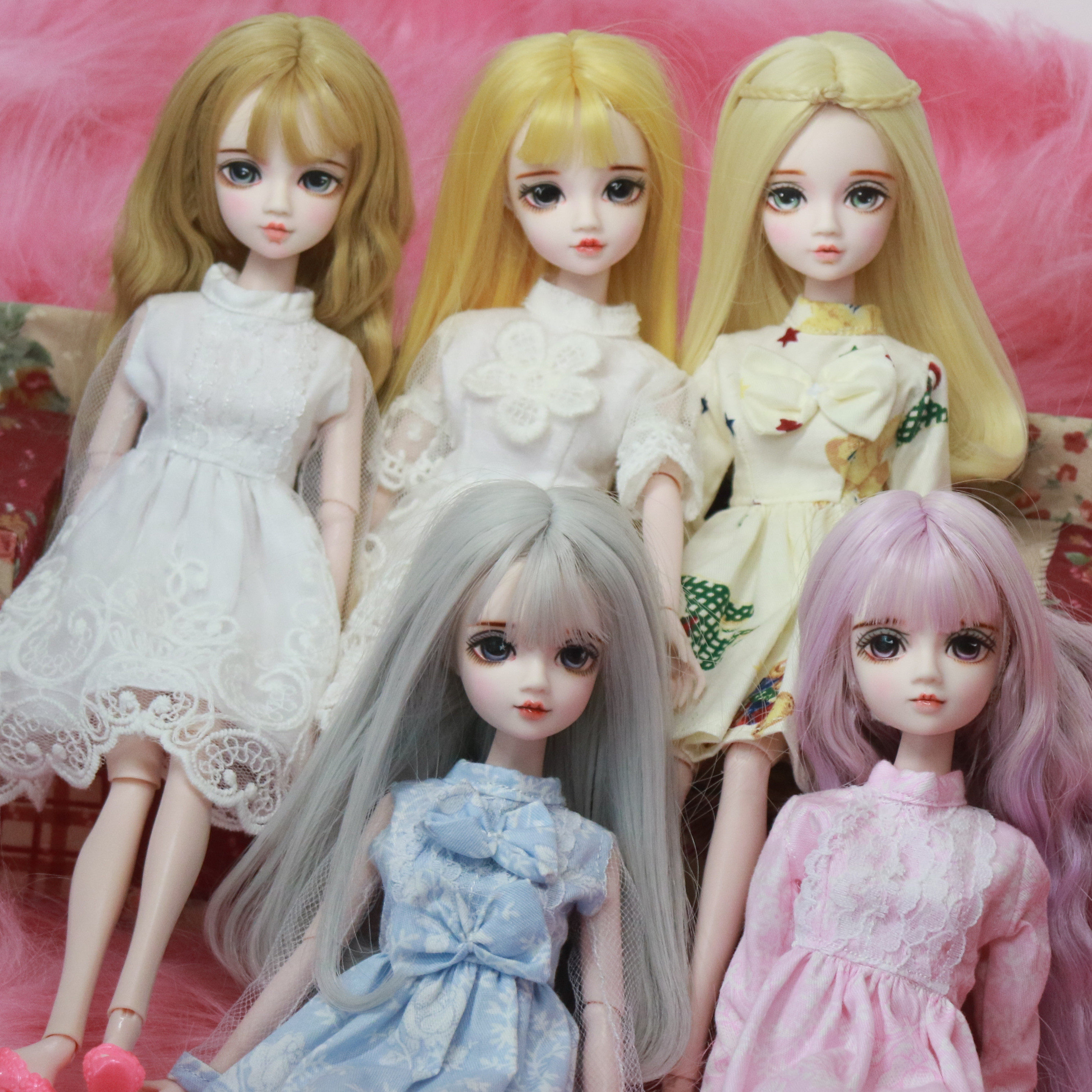 橘子娃娃画眼可爱儿童娃娃改妆 14关节整娃洋娃娃婚纱朵精灵娃娃