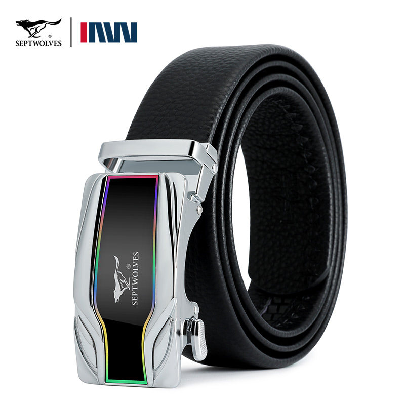 七匹狼皮带男士2025新款真皮高档正品牛皮腰带男朋友生日礼物裤