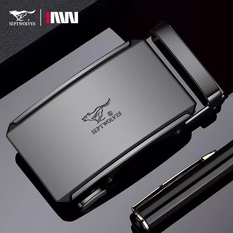 七匹狼男士自动扣皮带头皮带扣头合金腰带头高档配件单卖单扣头