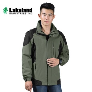 雷克兰秋冬冲锋衣男防水耐磨加厚防寒服户外登山复合面料保暖棉服