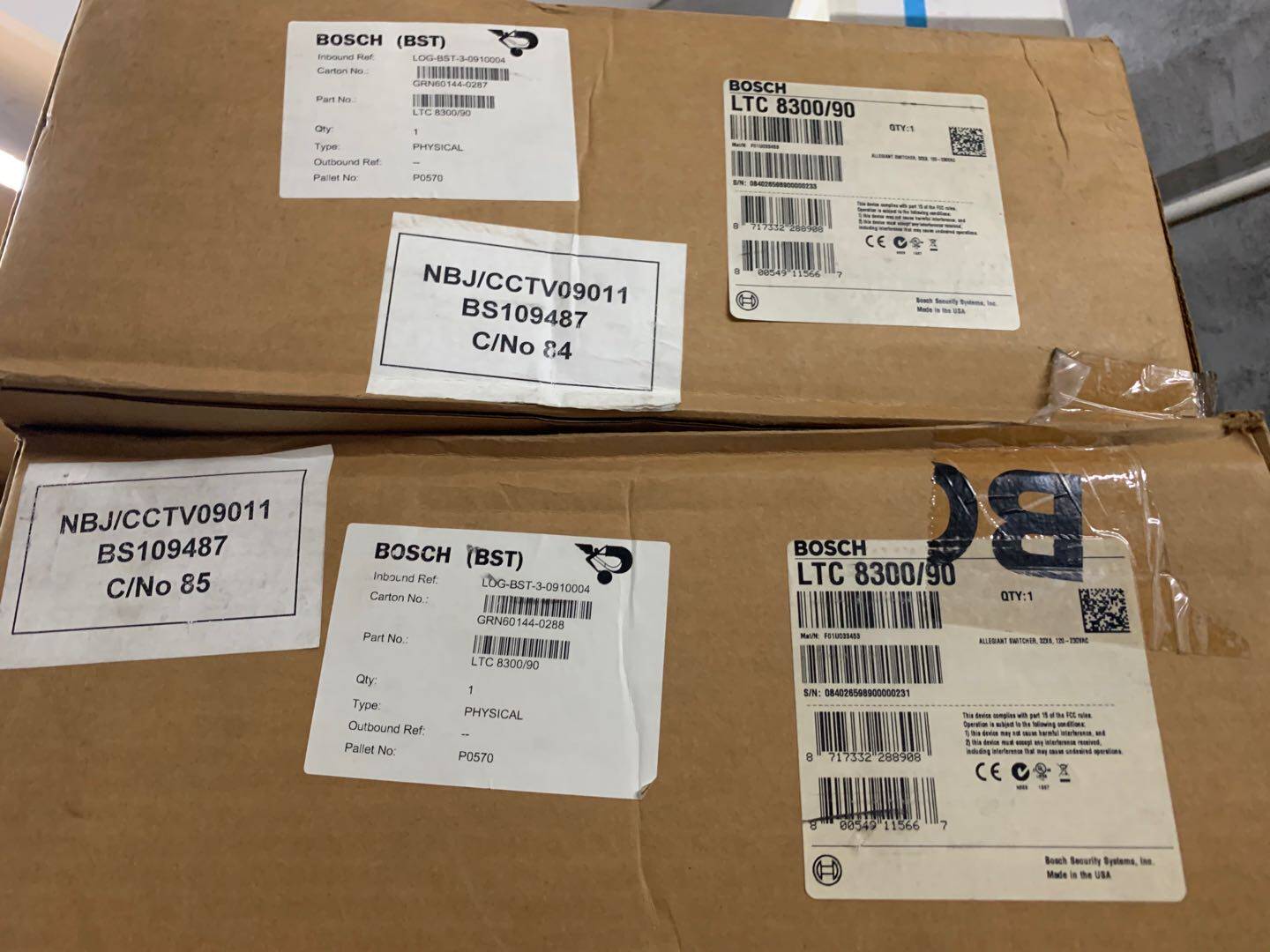 【原装正品】博世LTC8100/90矩阵主机 32路进6路输出 LTC 8300/90