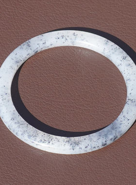 和田玉新疆留毛孔点墨青花籽手镯