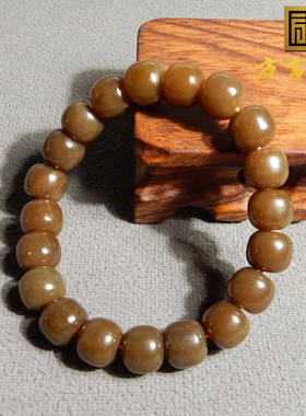 新疆且末料红糖玉10mm老型珠手串