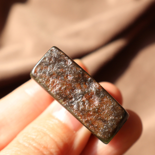 惊呆了方言和田玉特色新疆和田玉黄沁皮碧玉籽料19mm戒指戒圈A2