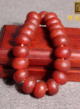 方言南红玛瑙算盘珠男女款手链