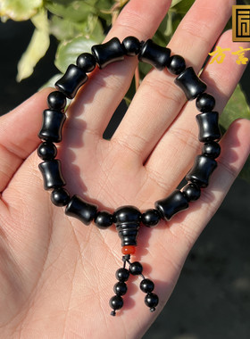 方言和田玉竹子节节高手链手串