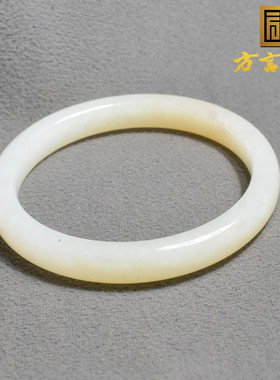糖白玉内径59mm时尚玉手镯