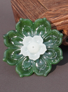 方言和田玉俄料细润阳绿碧玉摆件
