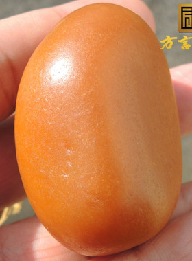 放大漏珍藏级方言和田玉珍稀精品名品栗子黄色原生黄玉原石籽料R