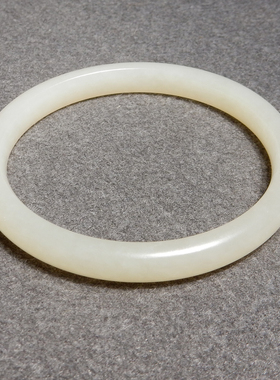 方言和田玉且末料蜂蜜糖白玉手镯