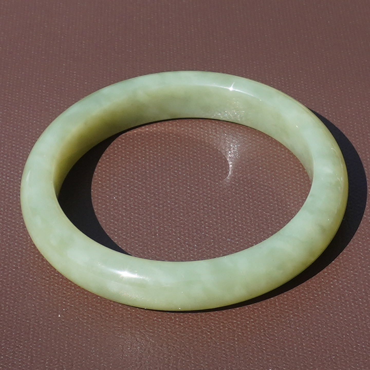 新疆若羌名品细腻油润青黄口手镯