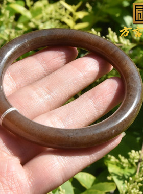 方言且末料金山矿全红糖54mm手镯