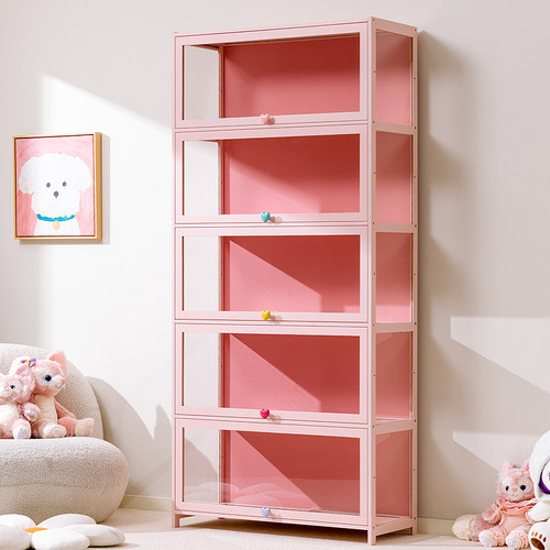 十一维度粉色手办展示柜陈列柜