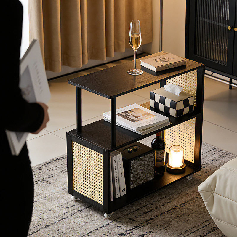 中古风边几可移动迷你茶几小推车沙发旁置物架带轮桌子床边收纳柜,住宅家具,茶几,淘宝优惠券,粉丝福利购,淘宝优惠卷