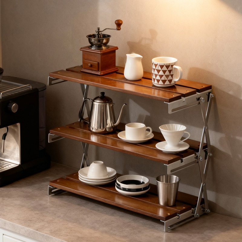 折叠杯架桌面杯子收纳置物架水杯咖啡杯马克茶杯轻奢台面展示架子,家庭/个人清洁工具,杯架,淘宝优惠券,粉丝福利购,淘宝优惠卷