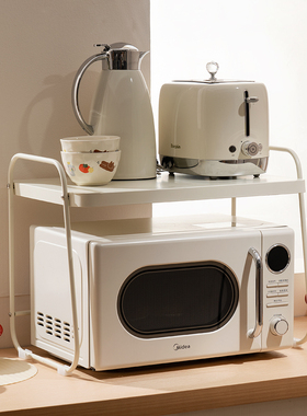 厨房置物架微波炉架烤箱架子台面多功能家用电锅支架储物架收纳架