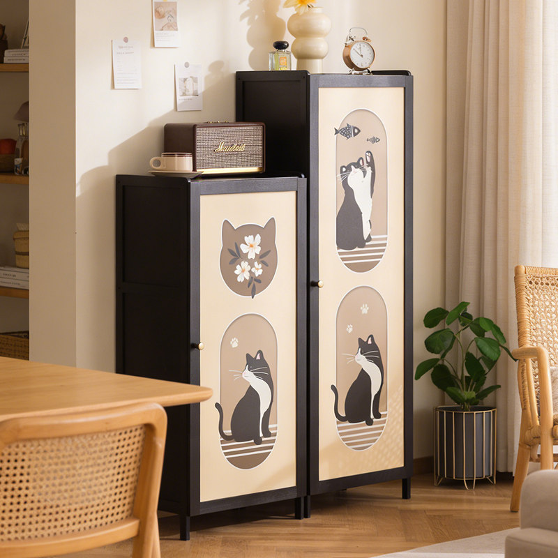 收纳柜客厅多层零食储物柜儿童玩具宝宝衣服置物柜子夹缝隙柜书柜,收纳整理,收纳柜,淘宝优惠券,粉丝福利购,淘宝优惠卷