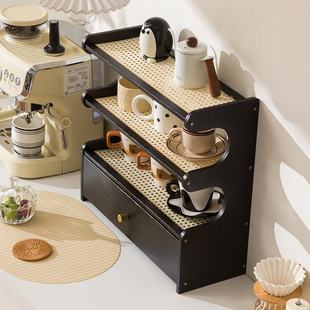 杯子置物架杯架水杯茶杯茶具置物架餐桌面收纳盒杯架子咖啡架