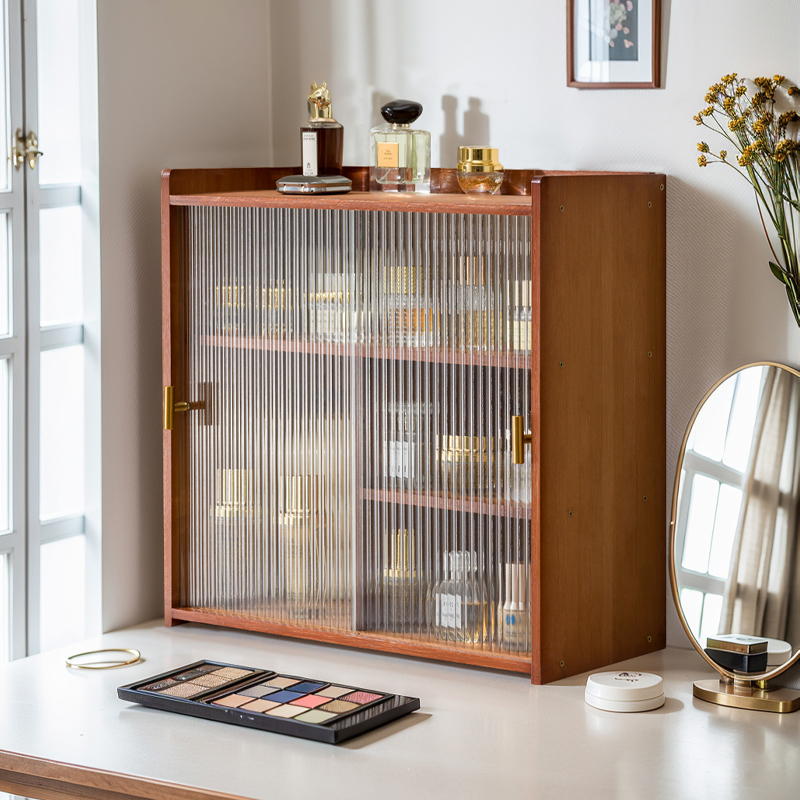 十一维度玻璃门桌面收纳盒