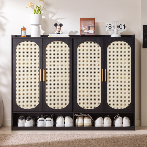 门口简易家用鞋柜多层省空间鞋架一体进门玄关收纳经济型楼道室内