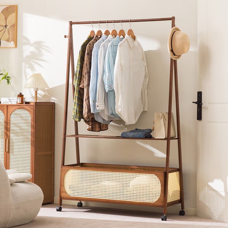 十一维度可移动收纳篮衣帽架