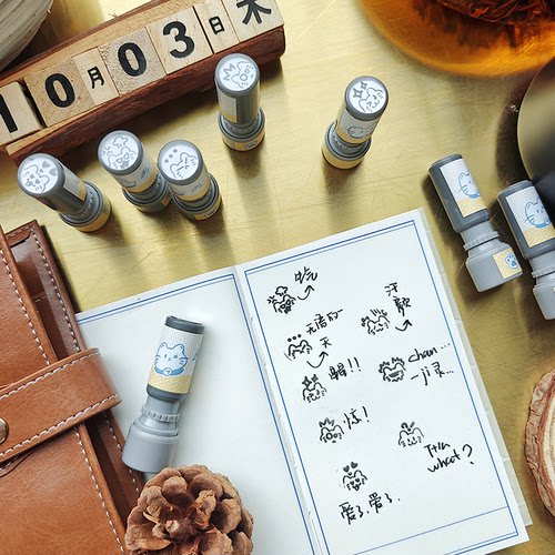 penguinlieflat小表情印章