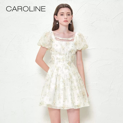 专柜正品春夏时尚淑女ECRDBC05卡洛琳连衣裙1880元