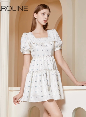 专柜正品春夏时尚优雅ECRCBB36卡洛琳连衣裙1680元