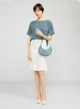 专柜正品春夏时尚简洁N62B1701卡洛琳上衣2380元