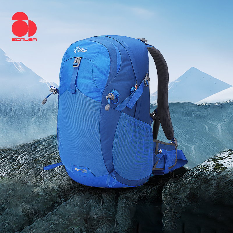 SCALER思凯乐户外双肩背包男女登山包大容量40L多功能防水运动包