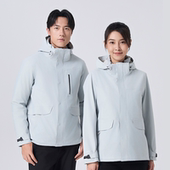 思凯乐三合一冲锋衣男女可拆卸鹅绒内胆户外防风保暖登山服外套