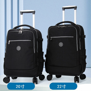 拉杆行李袋防水印花手提短途行李袋可折叠大容量旅行箱可背行李箱