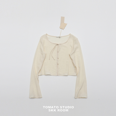 TOMATO SHOP 2025春夏新款 国风新中式盘扣防晒开衫短外套