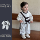 儿童新品 子外出服 洋气卫衣裤 男宝宝2025年秋款 两件套可爱超萌韩版