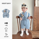 婴儿衣服夏装 婴幼儿超萌连体衣宝宝夏季 外出服纯棉卡通外套爬服潮