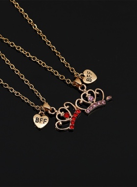 皇冠项链好朋友系列bestfriends